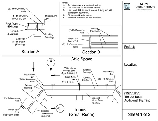 Wood Framing Modifications